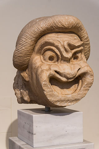 Athenian actor's slave character mask