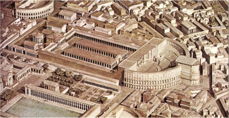 Part of the Campus Martius, where the Comitia Centuriata was held 