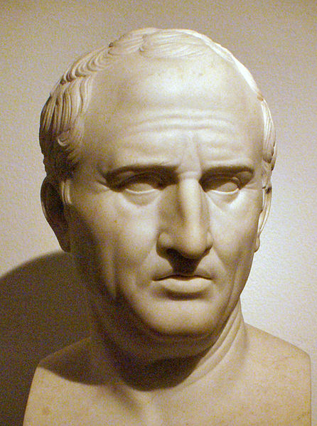 A bust of Cicero 