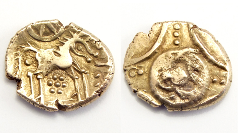 Photo of Iceni gold coins 