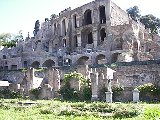 Ruins of the House of Vestals, where the Vestal Virgins lived 