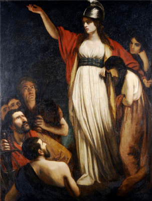 A painting of Boudicca 