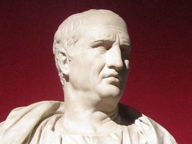 Bust of Cicero, who became Aedile