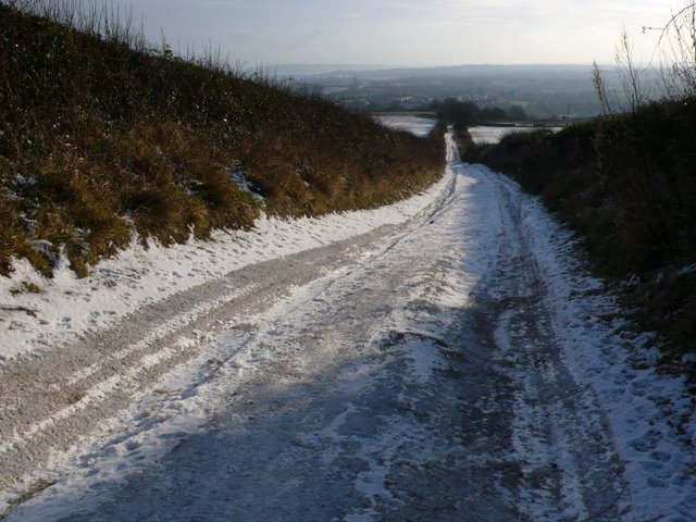 Roman road in England